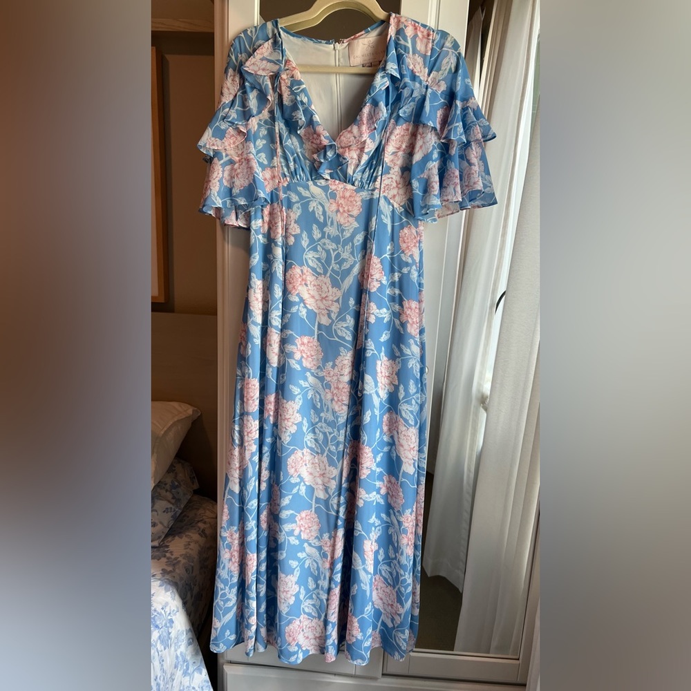 Gal Meets Glam Collection Dress - Blue Floral